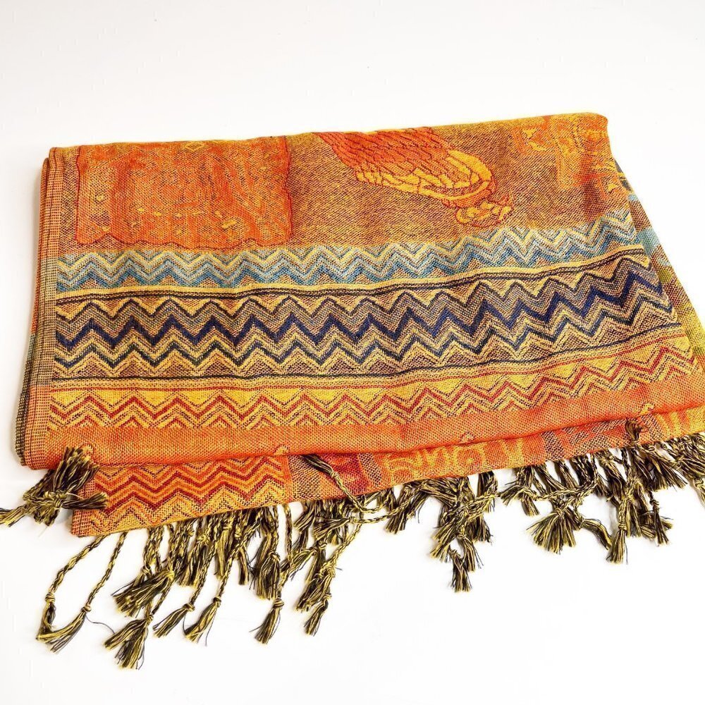 Pashmina | Multi-Color Scarf - Picture 4 of 7